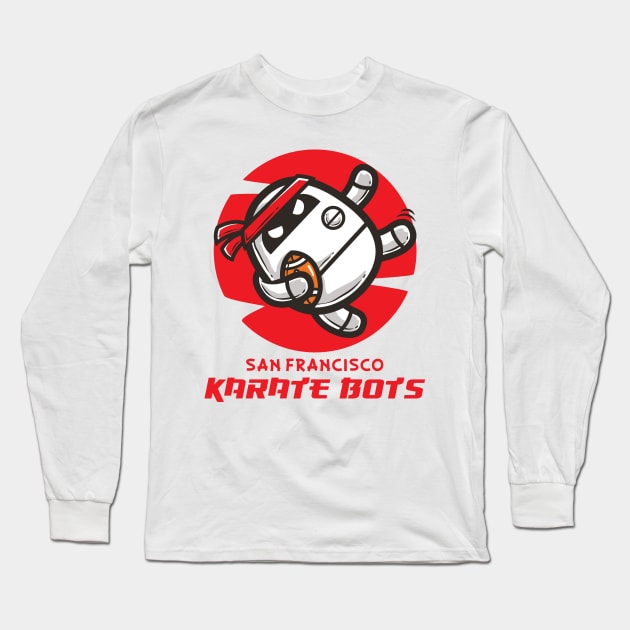 Karate Bots Long Sleeve T-Shirt by krisren28